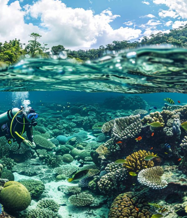 diver-sea-surrounded-by-wild-nature